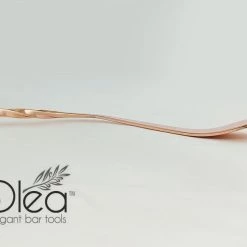 Brand new 🤩 Bars Olea™ Bar Set - Copper Plated - 4 Piece (Bar Spoon Tip Option) ⭐ -Bars Shop olea copper bar spoon bent tip 6 3 800x