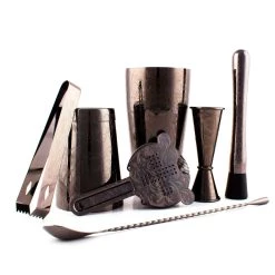 Best Pirce 😍 Bars Gun Metal - Olea Etched 7 Piece Bar Set ⌛