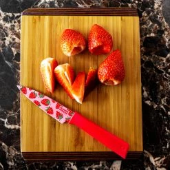 Flash Sale 🧨 Bars COLORI®+ Paring Knife (Color Options) 🎉 -Bars Shop paring knife strawberry scene1 800x