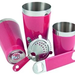 Deals 🌟 Bars Pink Vinylworks Bar Set - 5 Pieces ✔️