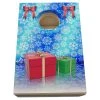 Discount 🎉 Bars Quarter Master - Tabletop Cornhole Game With Quarters - Snowflakes And Gifts 😍 -Bars Shop quarter master small wood cornhole game front snowflakes white bg 800x800 800x