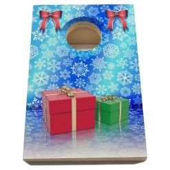 Discount π Bars Quarter Master - Tabletop Cornhole Game With Quarters - Snowflakes And Gifts π