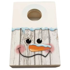 Hot Sale π Bars Quarter Master - Tabletop Cornhole Game With Quarters - Snowman π€©