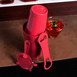 Outlet 🔥 Bars 4 Piece Bar Set With V-Rod® - Rose Pink 🎁 -Bars Shop rose pink bar set scene2 800x