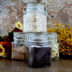 Best reviews of 🥰 Bars Spice Jars With Locking Seal Lid - Pack Of 4 🌟 -Bars Shop spice jars square 4pk bpc 6 800x