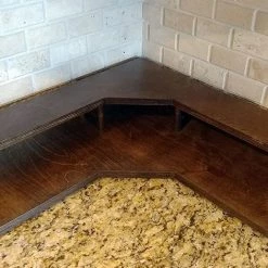 Cheap ⌛ Bars Counter Caddies™ - Stained Finish - Liquor/Wine Bottle Display 🌟