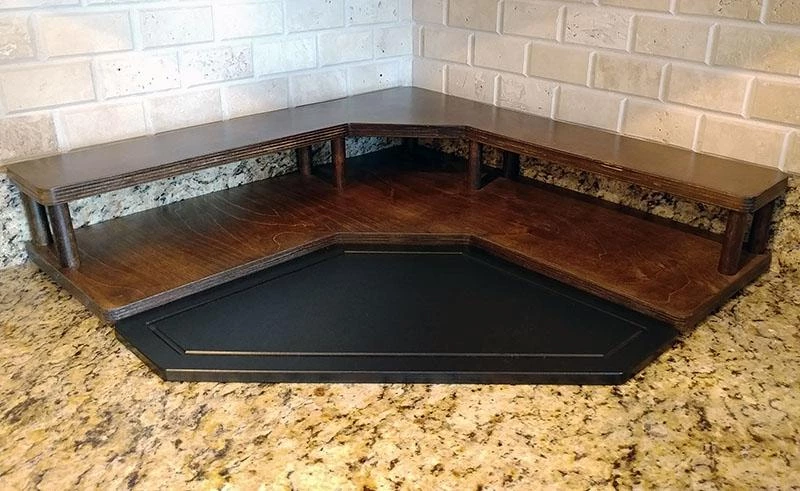 Cheap ⌛ Bars Counter Caddies™ - Stained Finish - Liquor/Wine Bottle Display 🌟 6 Cheap ⌛ Bars Counter Caddies™ - Stained Finish - Liquor/Wine Bottle Display 🌟 - Image 4