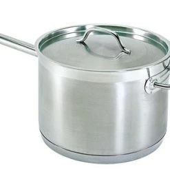 Promo 🔔 Bars Stainless Steel Sauce Pan With Cover 👏