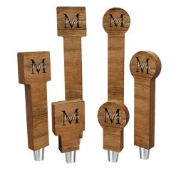 Cheap โ๏ธ Bars CUSTOMIZABLE Wooden Tap Handles - Monogram Design - 2 Styles In 3 Sizes โจ