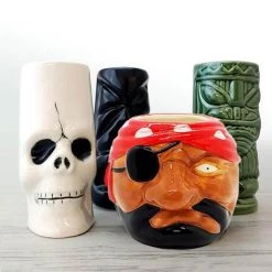 Outlet 🌟 Bars Tiki Mugs Drinkware Package 3 - Set Of 4 🌟