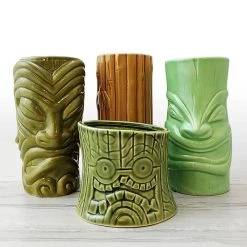 New ✨ Bars Tiki Mugs Drinkware Package 4 - Set Of 4 ✨