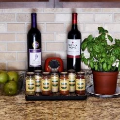 Flash Sale 😀 Bars Counter Caddies™ - WINE Theme - 12" STRAIGHT Shelf 🔔 -Bars Shop wine straight web 12 1 800x